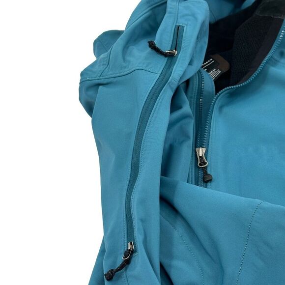 Outdoor Research Softshell Fleece Lined Jacket Teal Blue L - Picture 4 of 8